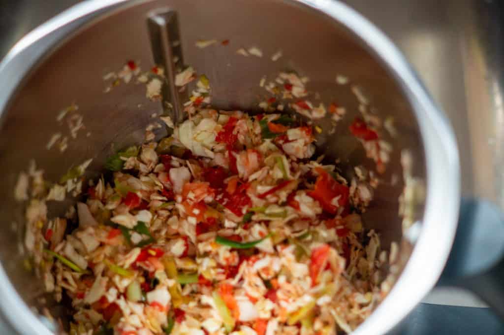 Gyros-Salat aus dem Thermomix® 7 gyros salat zutaten gehackt im mixtopf