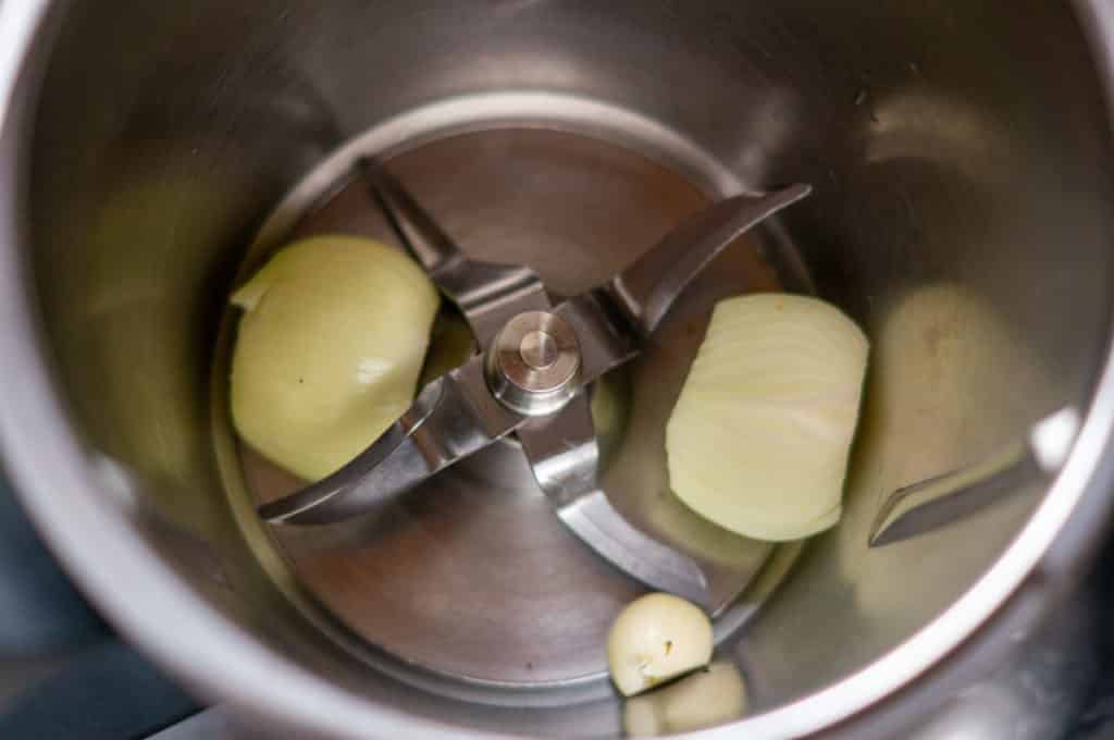 Risotto Thermomix®: cremig ohne Rühren in 20 Minuten 9 zwiebeln im mixtopf.des thermomix