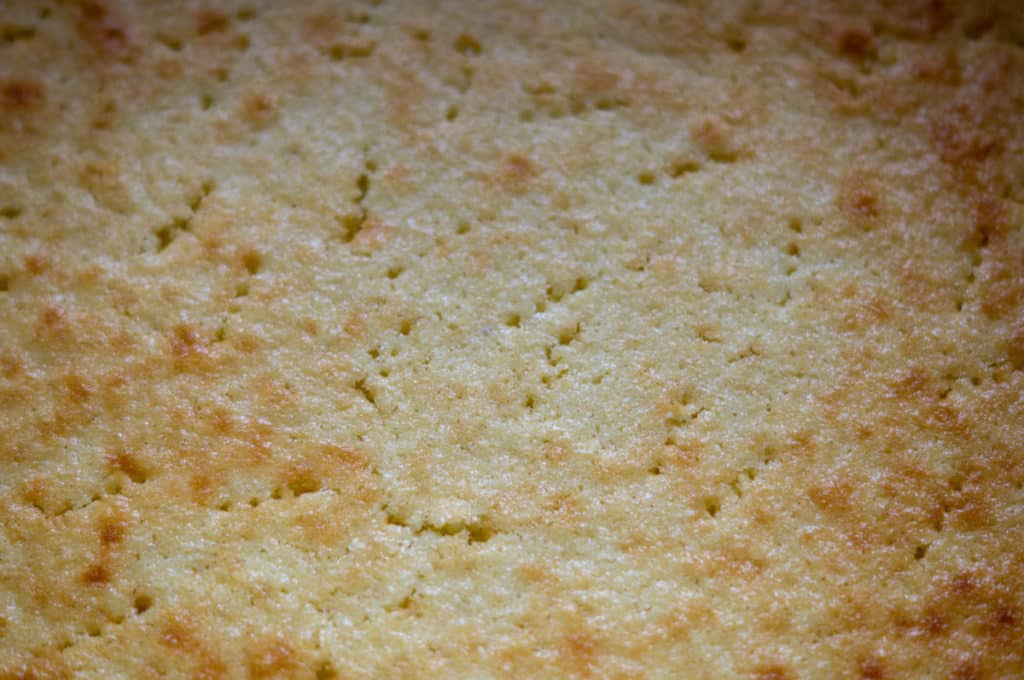 Zitronenkuchen vom Blech Thermomix®: 20 Stücke, 6 Eier, 7 gebackener teig thermomix