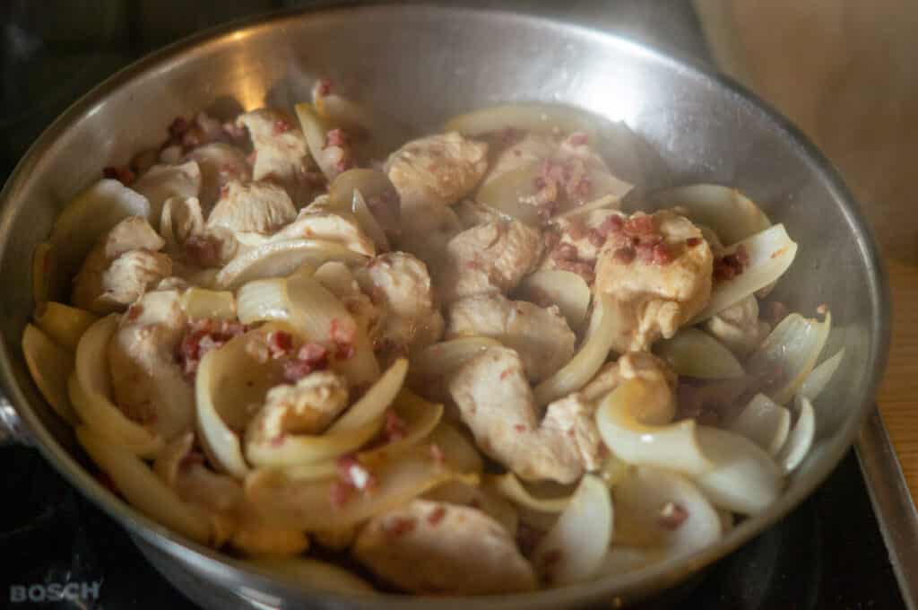 Schaschliktopf Thermomix®: 4 Portionen, 120 Min, klassisch 8 haehnchenfilet pfanne