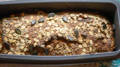 Vollkornbrot gebacken