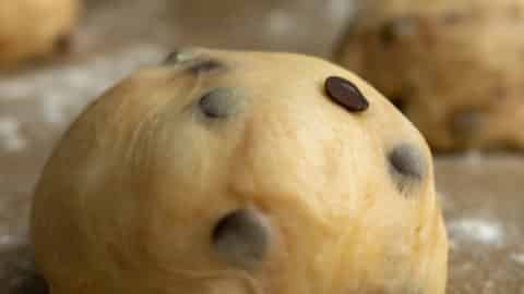 Schoko-Brötchen Rohlinge