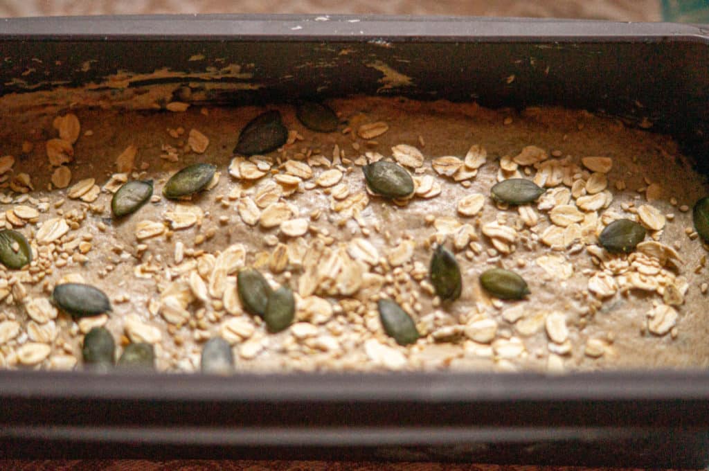 Vollkornbrot Thermomix®: 18 Scheiben, 70 Min, ohne Sauerteig 7 vollkornbrot rohling in backform