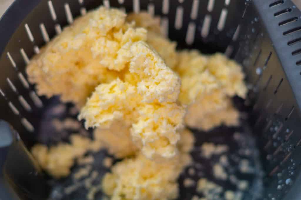 Butter selber machen Thermomix®: Stufe 4, 7 Minuten 7 butter im gareinsatz 5