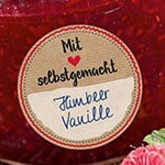 Raffaello®-Likör aus dem Thermomix® 12 Geschenk Etiketten