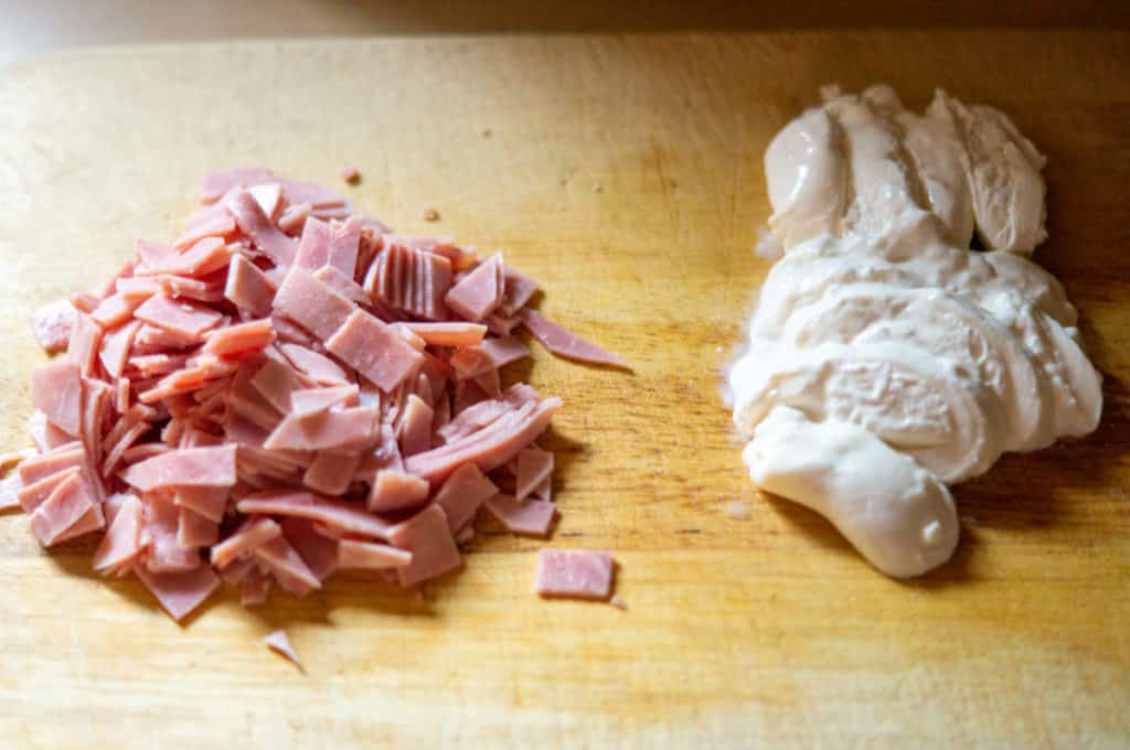 Rigatoni al forno aus dem Thermomix® 9 schinken mozzarella schneiden