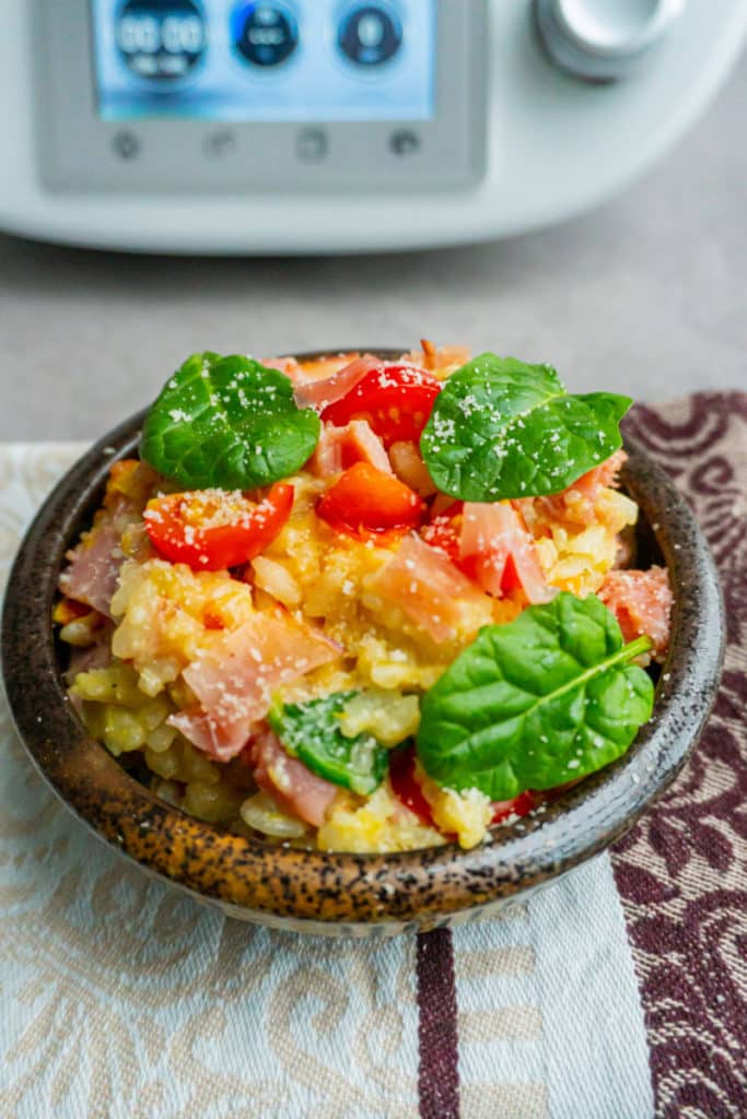 Schinken-Risotto aus dem Thermomix® 9 schinken risotto aus dem thermomix mit tm5
