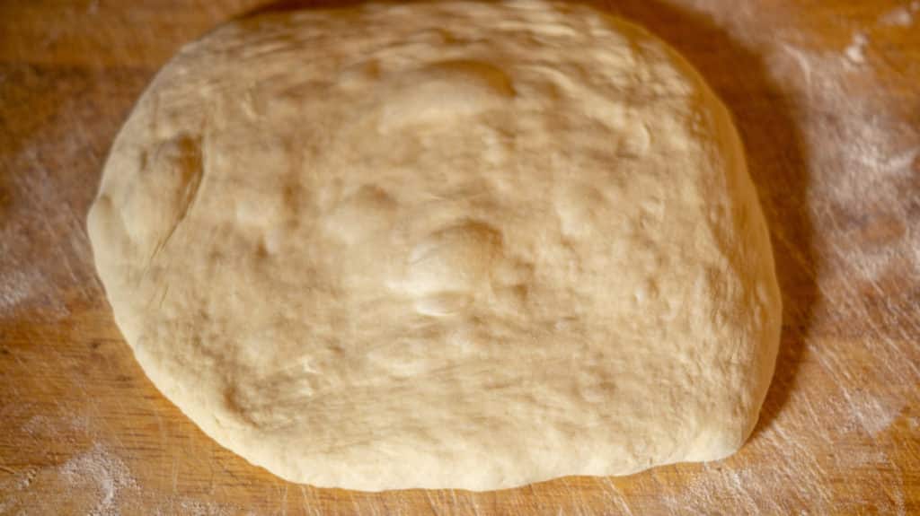 Schwedische Zimtschnecken aus dem Thermomix® – Kanelbullar 7 teig zu rechteck formen