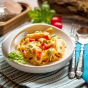 All in One - Hühnchen-Paprika-Tortiglioni aus dem Thermomix®