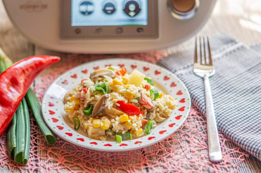 Reissalat Thermomix: Ananassaft macht das Dressing 1 Fruchtiger Reissalat aus dem Thermomix®