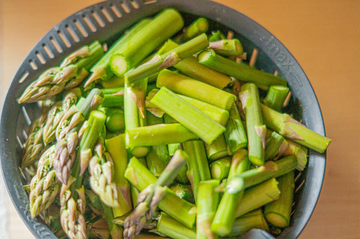 Schinken-Sahne Nudeln mit Spargel aus dem Thermomix® 6 Gekochter Spargel