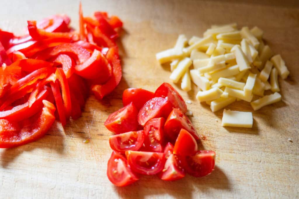 Tortellini-Salat Thermomix: dampfgegart statt matschig 14 kaese tomaten paprika schneiden