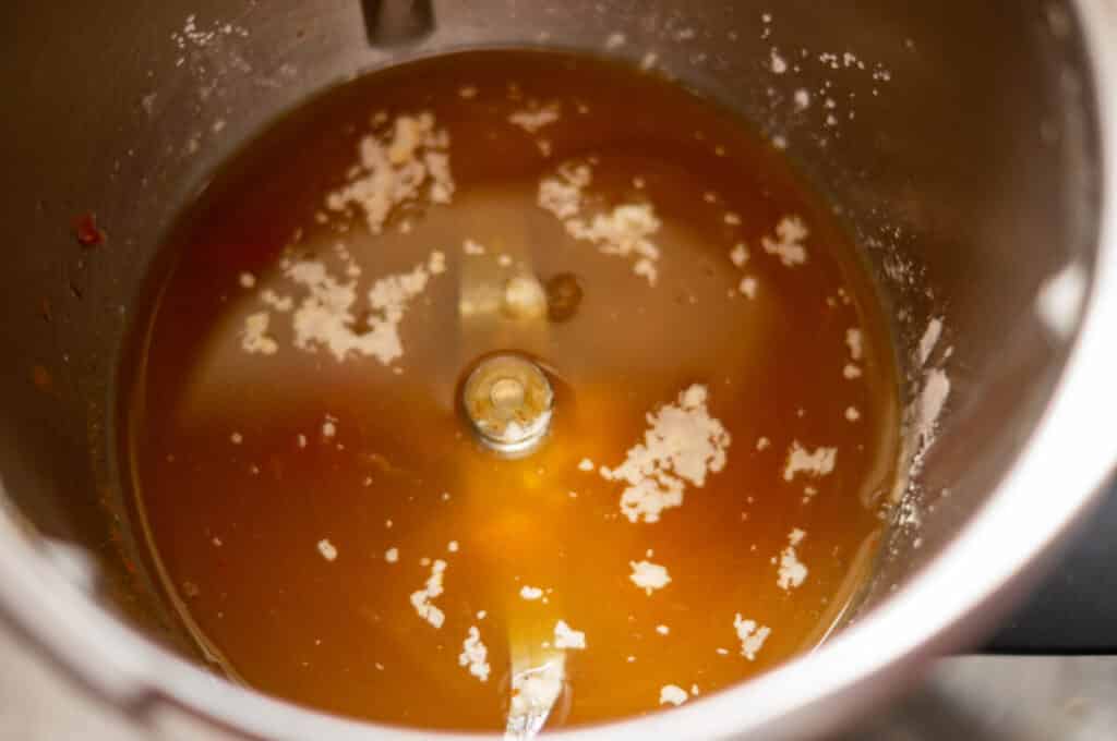 Asia Hähnchen süß-sauer Thermomix®: 1:1 Zucker zu Essig 11 suess sauer sauce thermomix