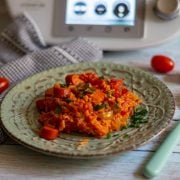 One-Pot Djuvec-Reis mit Debreziner aus dem Thermomix®