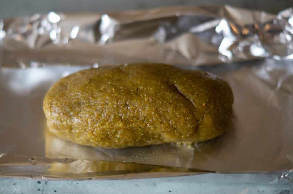 Marzipan Thermomix®: 5 Zutaten, 10 Min, 4 Varianten 17 pistazienmarzipan aufrollen