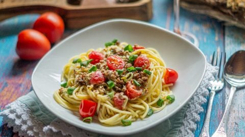 Spaghetti mit Hack-Bresso®-Soße aus dem Thermomix®