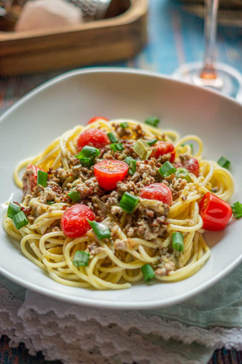 Spaghetti mit Hack-Bresso®-Soße aus dem Thermomix®