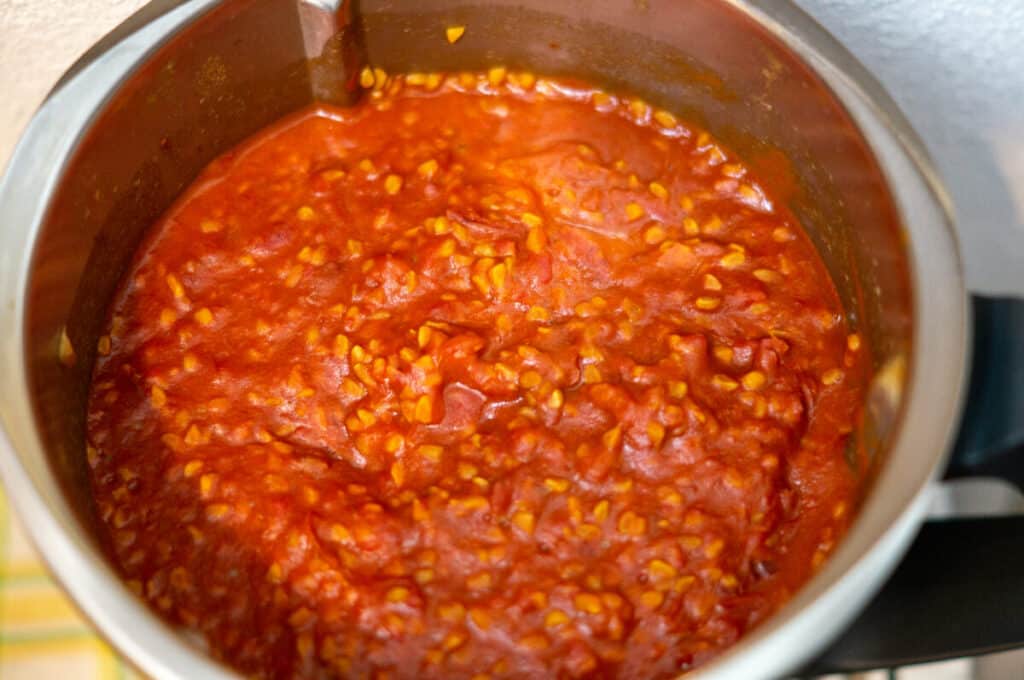 Hagebuttenmarmelade Thermomix®: 1,3 kg, mit Frost-Trick 7 hagebutten im mixtopf thermomix
