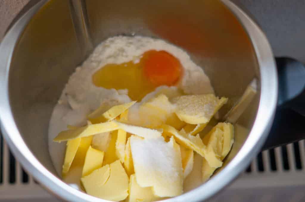 Mürbeteig Grundrezept Thermomix®: 1-2-3-Teig in 5 Min 6 plaetzchen teig zutaten im mixtopf