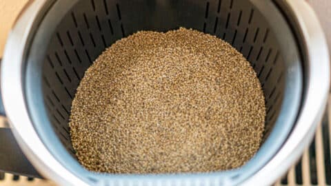 Quinoa im Thermomix einwiegen