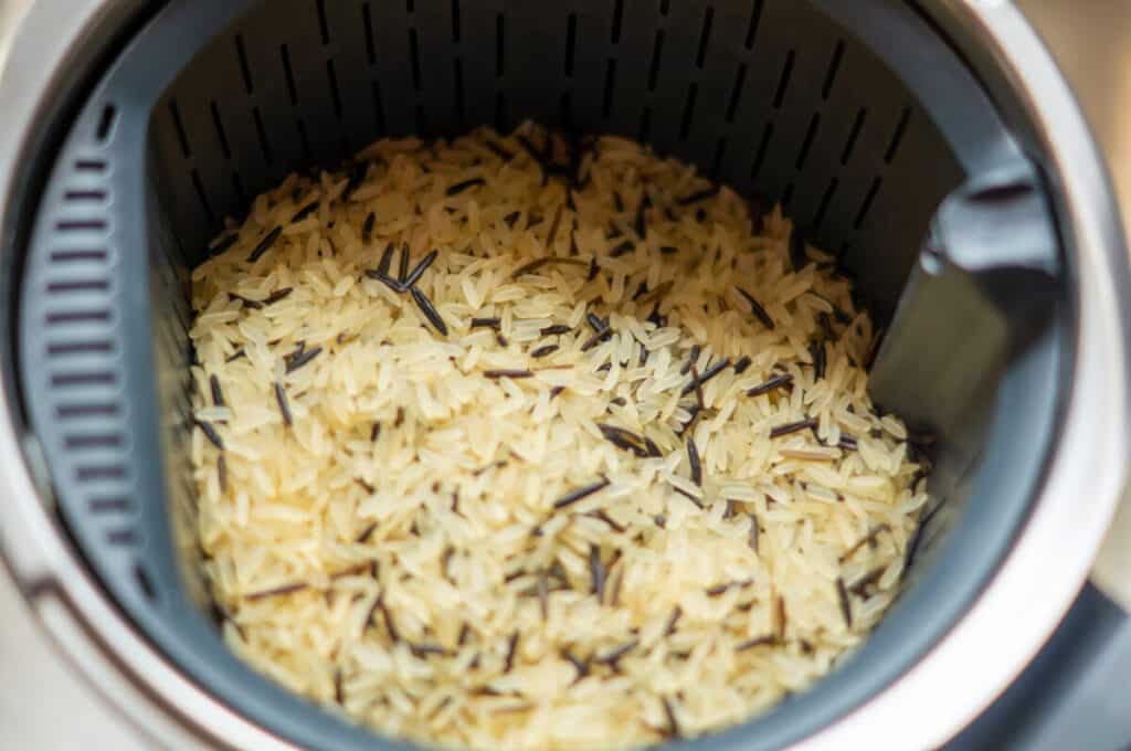 Paprika-Sahne-Hähnchen aus dem Thermomix® 15 reis kochen thermomix