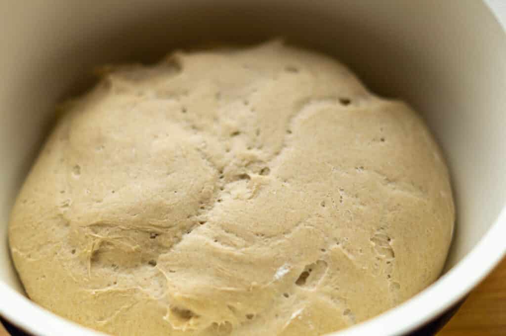 Baguette Brötchen aus dem Thermomix® rustikal 8 brotteig gehen lassen