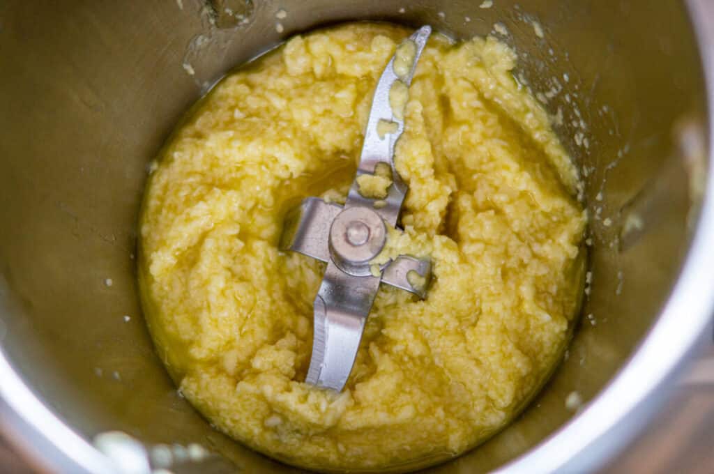 Knoblauchpaste Thermomix®: 250 g, 20 Min, 6 Wochen haltbar 8 knoblauch paste hacken im thermomix