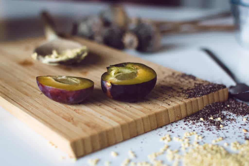 Pflaumenmus Thermomix®: 539× getestet, 5 Sterne (10 Min) 7 pflaumen waschen halbieren entsteinen