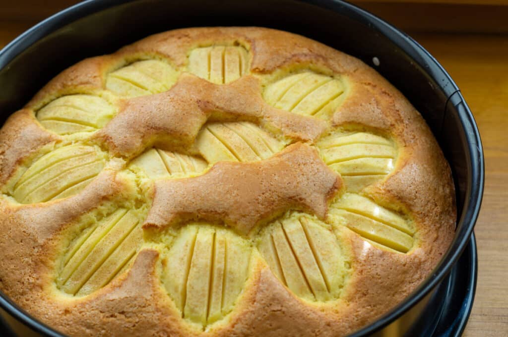 Versunkener Apfelkuchen aus dem Thermomix® 7 apfelkuchen mit zimtzucker