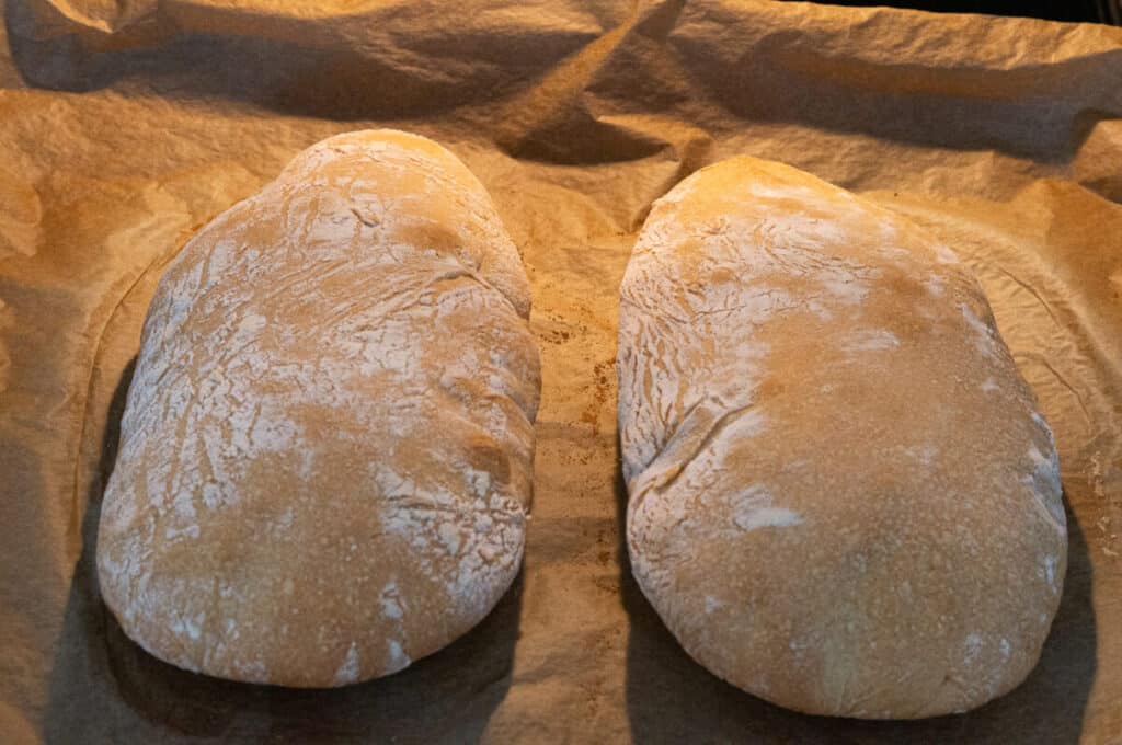 Ciabatta backen