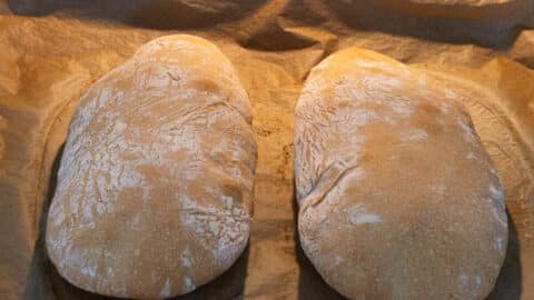 Ciabatta backen