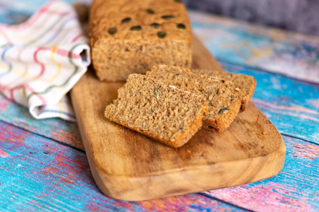 Vollkornbrot in Scheiben Pausenbrot