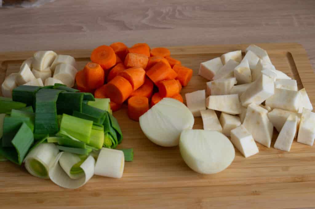 Natürliche Zutaten Gemüsepaste