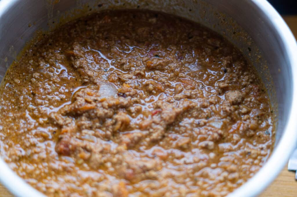 Lasagne aus dem Thermomix® 11 hackfleisch sauce aus dem thermomix