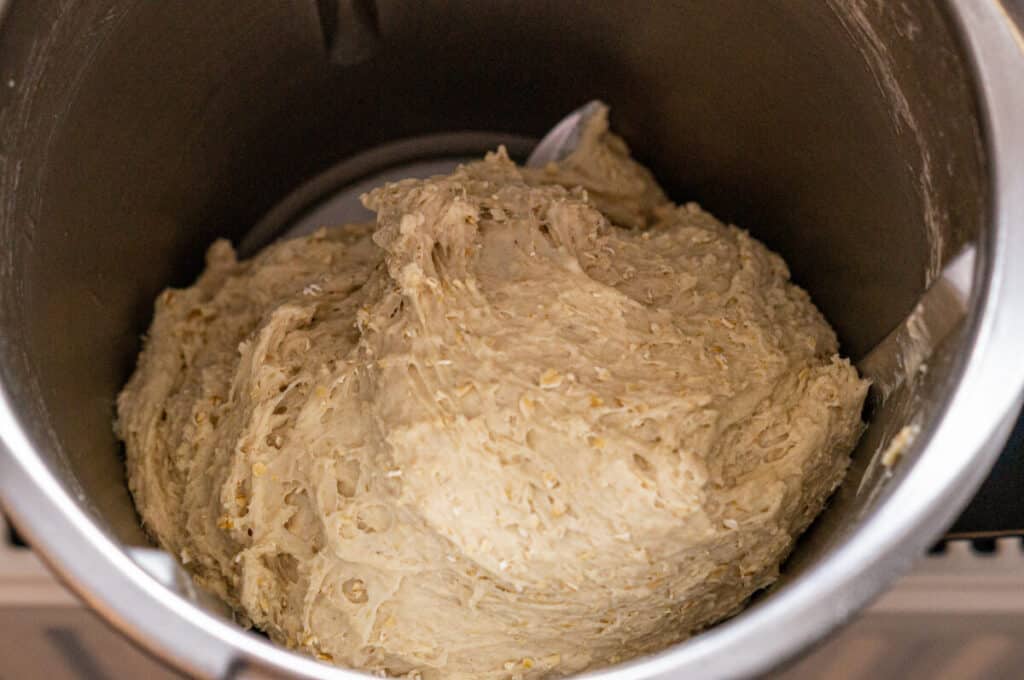 Haferflockenbrötchen Thermomix®: 8 Stück mit Buttermilch 9 haferflocken hefeteig kneten