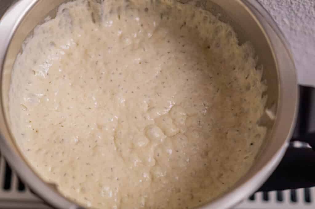 Ciabatta aus dem Thermomix® 7 hefeteig gehen lassen