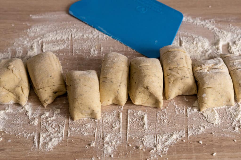Panini Thermomix: knusprig durch Dinkel-Weizen-Mix 9 hefeteig teilen