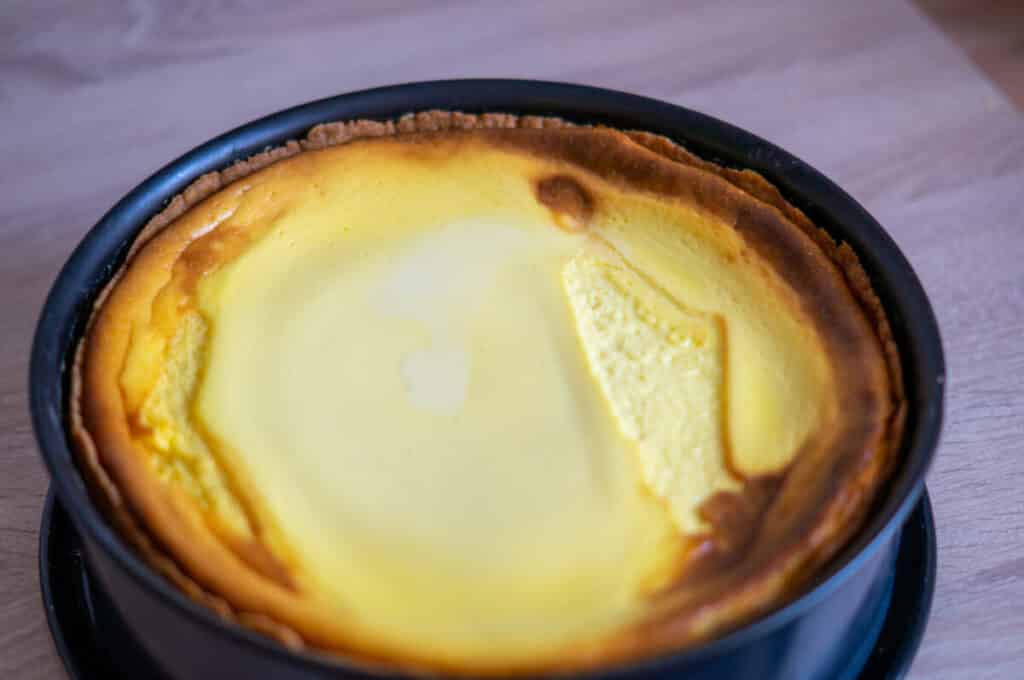 Käsekuchen auskühlen lassen