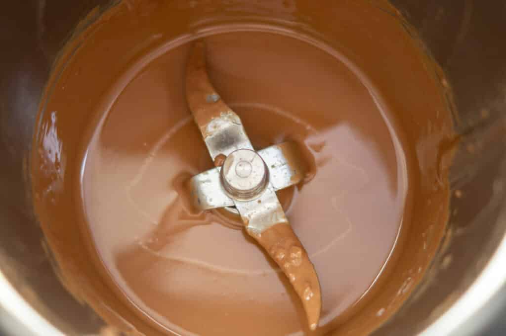 Schokoladenglasur Thermomix®: glänzend bei 50 °C 6 schokolade schmelzen thermomix