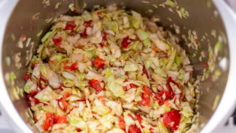 Spitzkohlsalat im Mixtopf