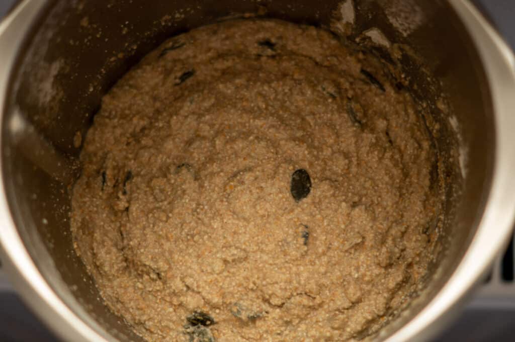 Friss dich dumm Vollkornbrot Thermomix®: 22 % Saaten 9 teig kneten thermomix