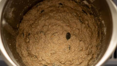 Vollkornbrot Teig im Mixtopf des Thermomix®