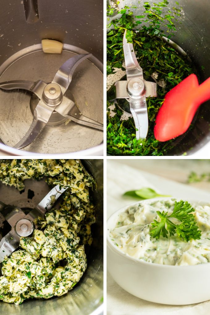 Beste Kräuterbutter Thermomix herstellen