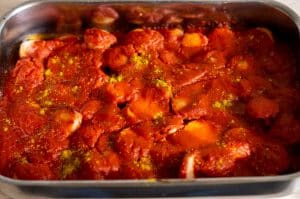 Currywurst im Ofen backen