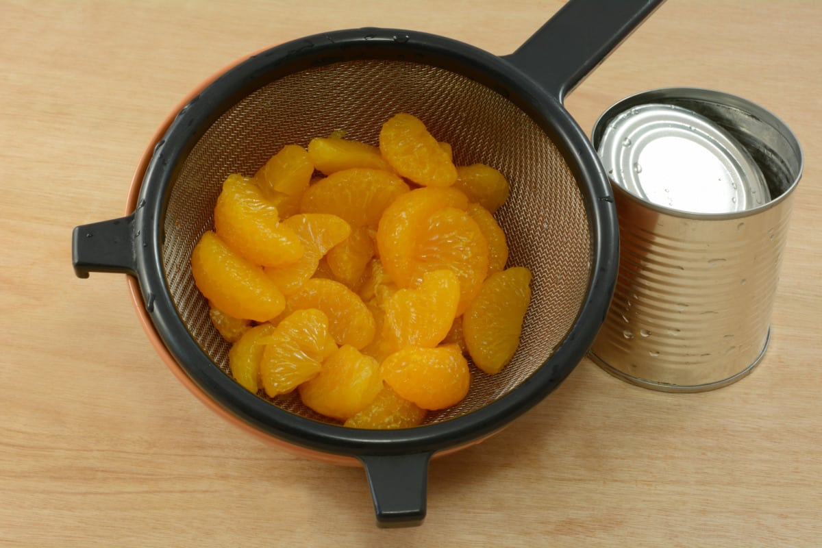 Käsekuchen ohne Boden Thermomix® (10 Min Teig, 70 Min Ofen) 4 dosenmandarinen sieb