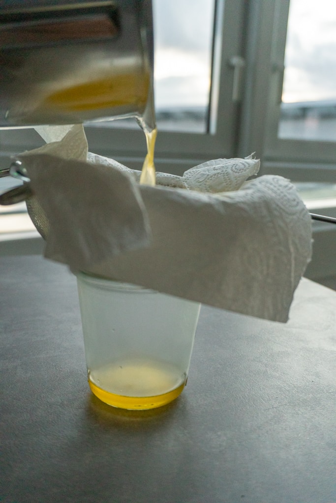 Ghee Thermomix®: geklärte Butter, 25 Min, monatelang haltbar 5 ghee klaeren