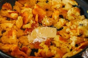 Kaiserschmarrn karamelisieren