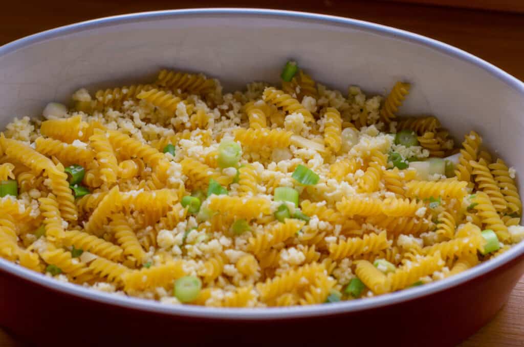Nudelauflauf aus dem Thermomix® 14 nudeln auflaufform