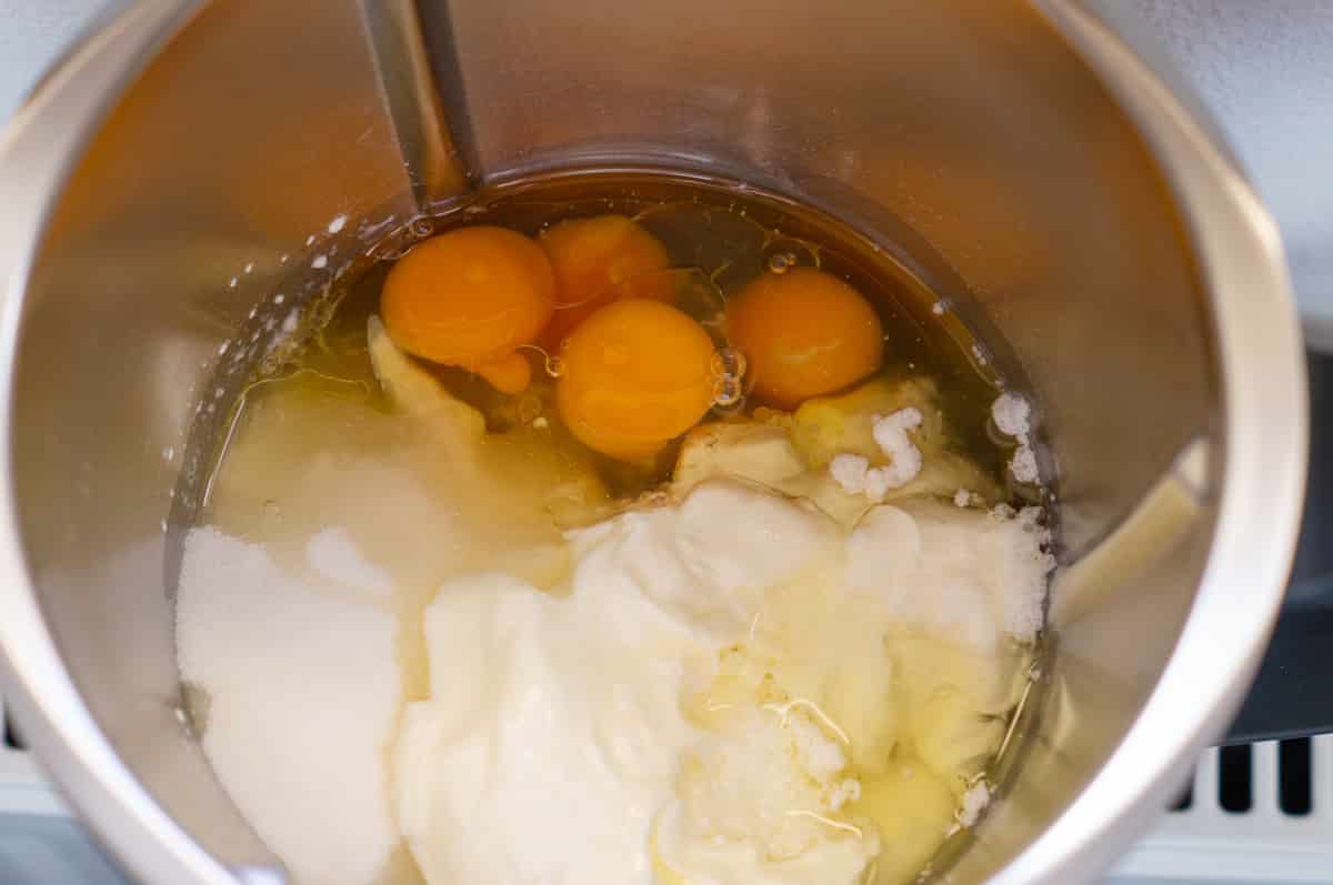 Spiegeleikuchen Thermomix®: Klassiker mit Aprikosen 3 ruehrteig zutaten im