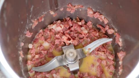 Speck im Thermomix andünsten